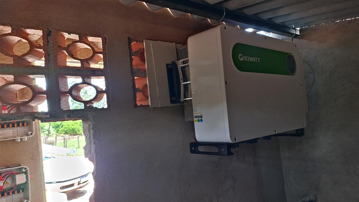Projeto de placas solares concluído