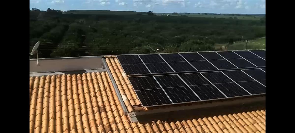 Registro de instalação de energia solar